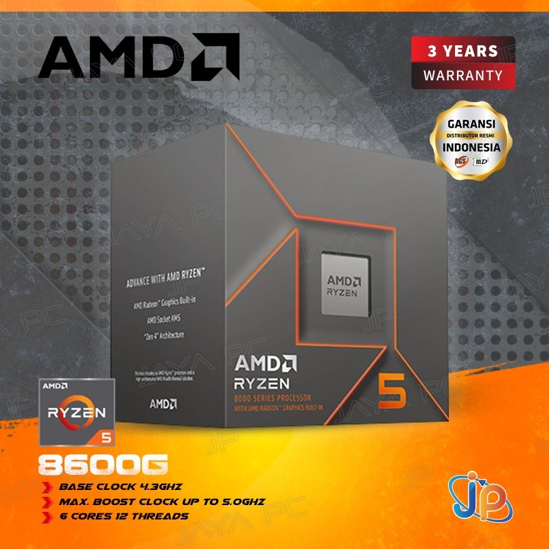 Processor AMD Ryzen 5 8600G 4.3 - 5.0 GHz Socket AM5