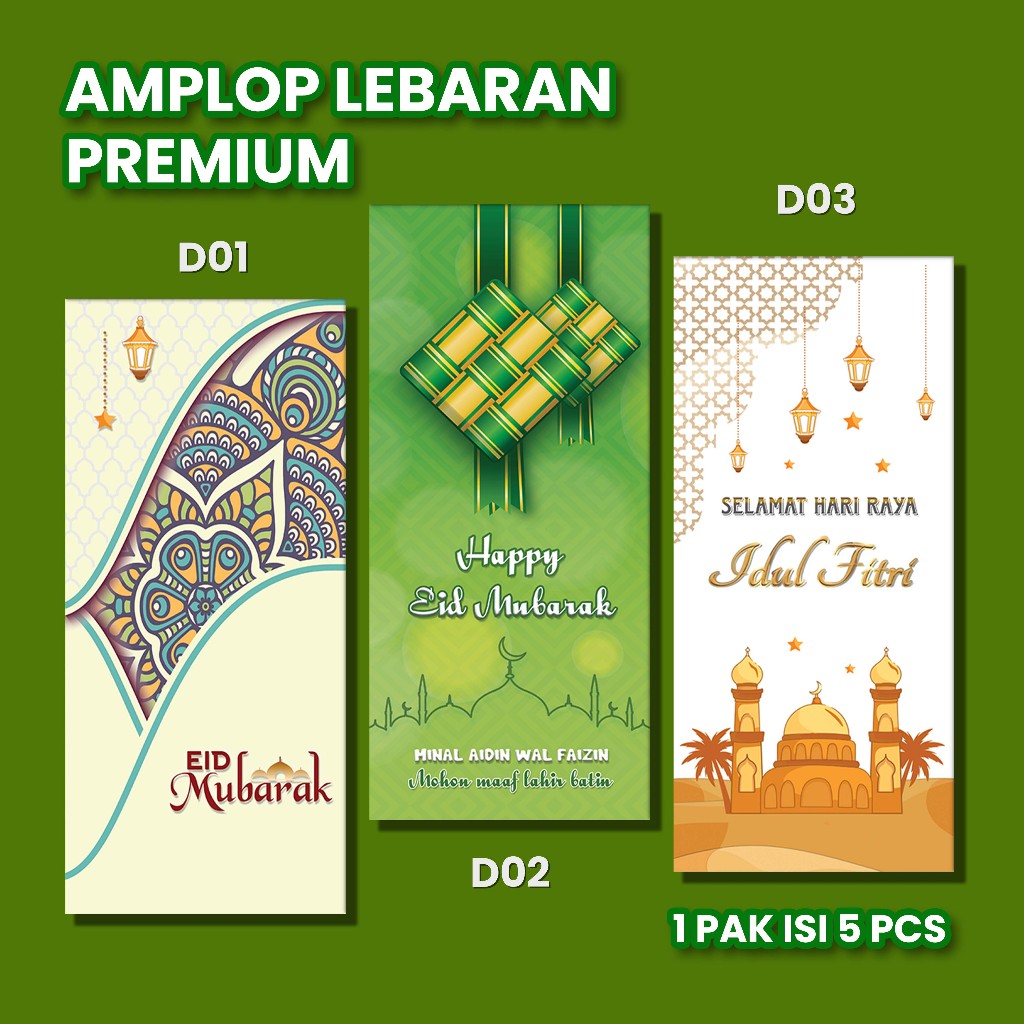 

Amplop Lebaran Idul Fitri Besar Amplop Hari raya custom
