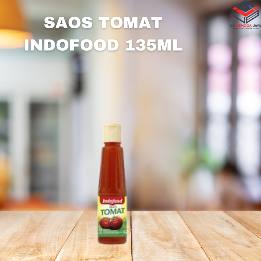 

Indofood saus tomat kemasan botol 135ml