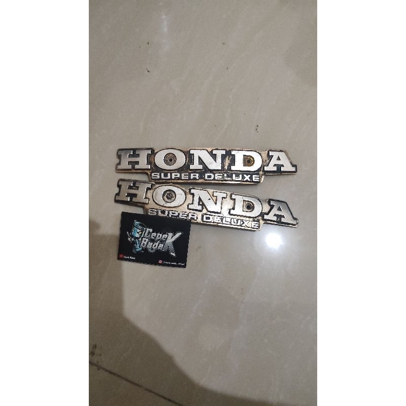 Emblem Tangki GL 100 Original Copotan .