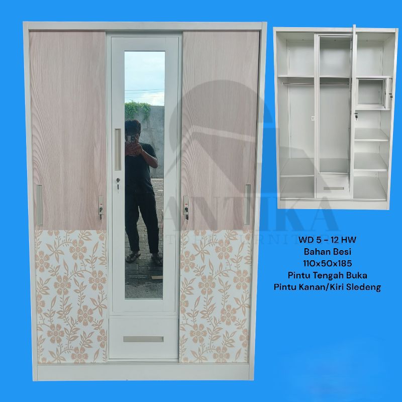 Lemari Baju / Lamari Pakaian / Lemari Besi