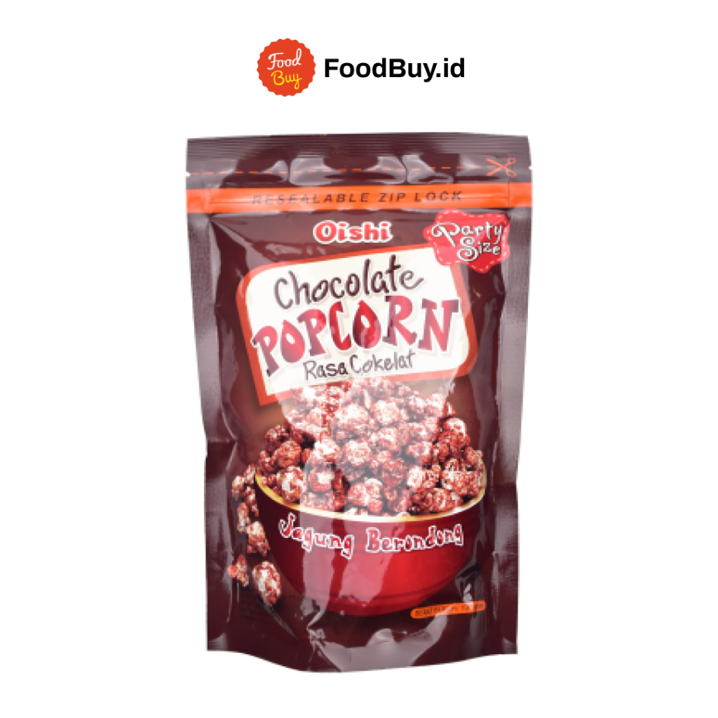 

Oishi Popcorn Rasa Coklat 100gr