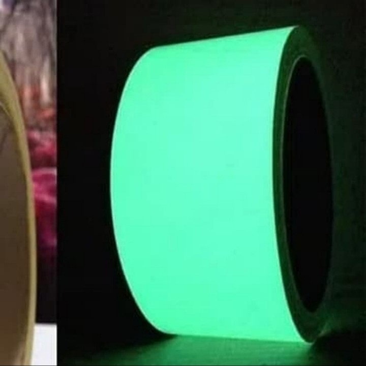

Stiker Fosfor Menyala dikegelapan ( Glow the Dark) 2inx 45 meter