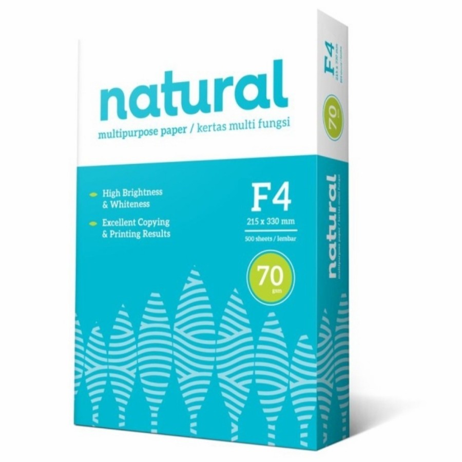 

Kertas Hvs F4 NATURAL 70gr Folio