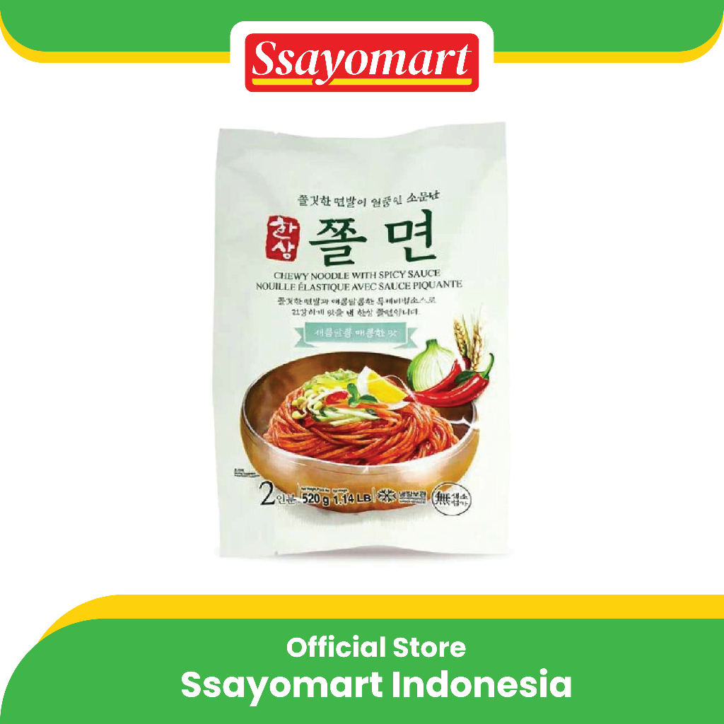 

Chewing Noodle With Spicy Sauce 520gr / Korean Sseulmyeon