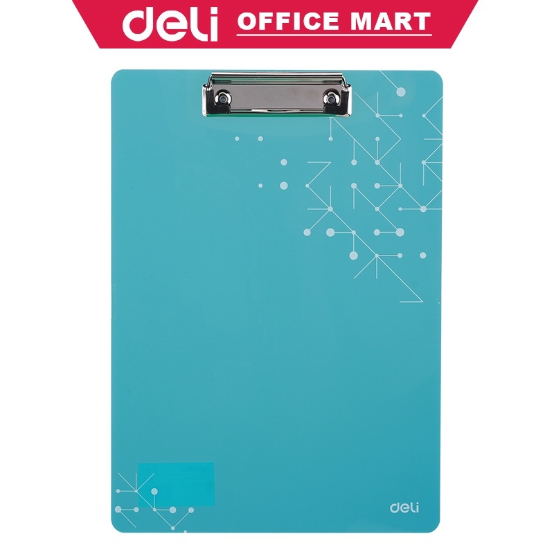 

Deli Clipboard/Papan Ujian Aesthetic A4 Papan Jalan PP 1.5mm EF75632