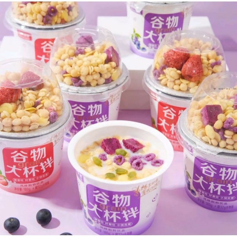 

Yogurt bluebery & strowberry