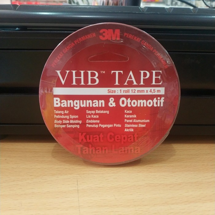 

Double Tape Foam VHB Otomotif 12mm x 4,5m 3M