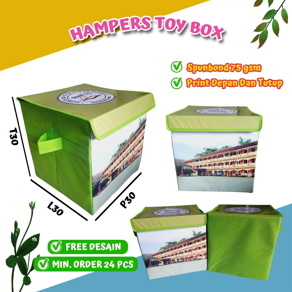 

Hampers Toy Box Tutup Souvenir Tutup Perekat Sekolah Custom