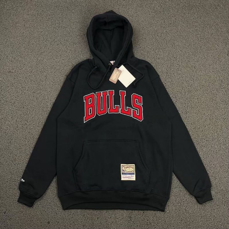 SWEATER HOODIE BULLS BORDIR NESS