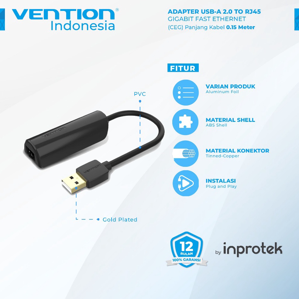 ART O95Z Vention USB to LAN RJ45 Ethernet USB to RJ45 Adapter