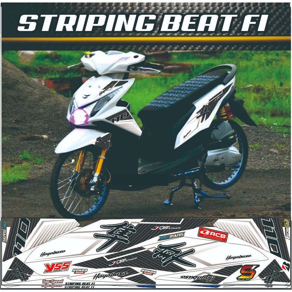 VARIASI SETIKER HONDA BEAT FI BEAT 2013 VARIASI STIKER BEAT 2014
