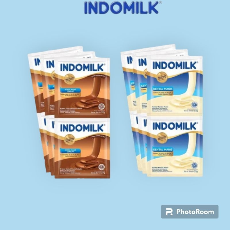 

[TERMURAH]INDOMILK SUSU KENTAL MANIS 1RENCENG