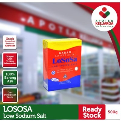 

Lososa 500 gr/GARAM KESEHATAN/GARAM HYPERTENSI/GARAM MENCEGAH HIPERTENSI/GARAM RENDAH NATRIUM