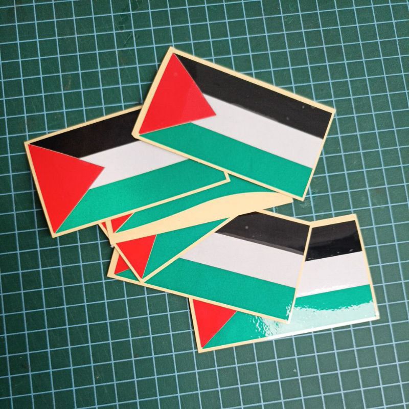 

Sticker Cutting bendera Palestina