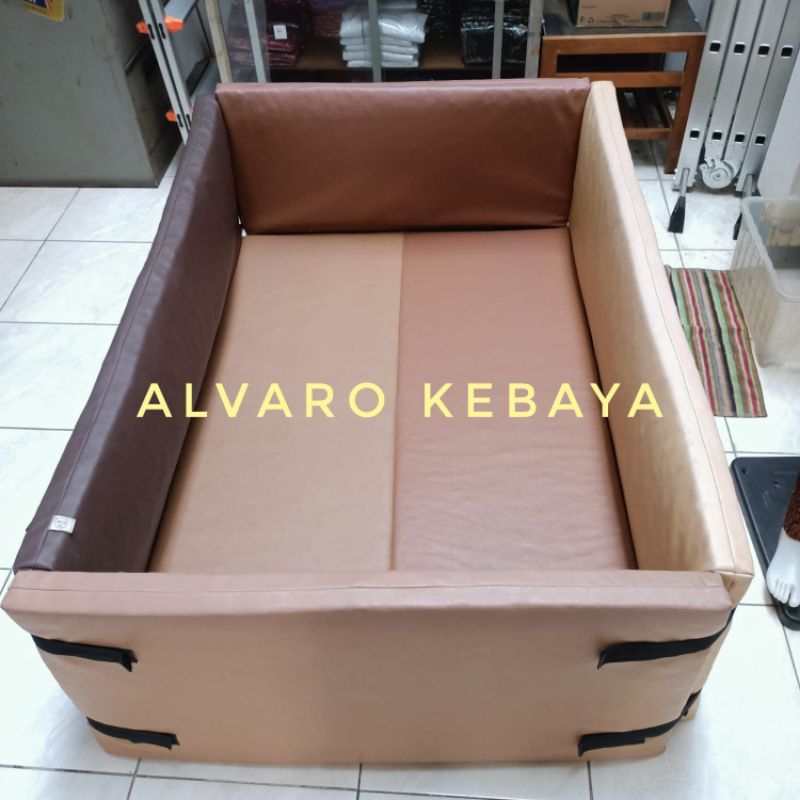 pagar pengaman bayi baby fence matras kasur bayi bed - kimo playmat bumper box