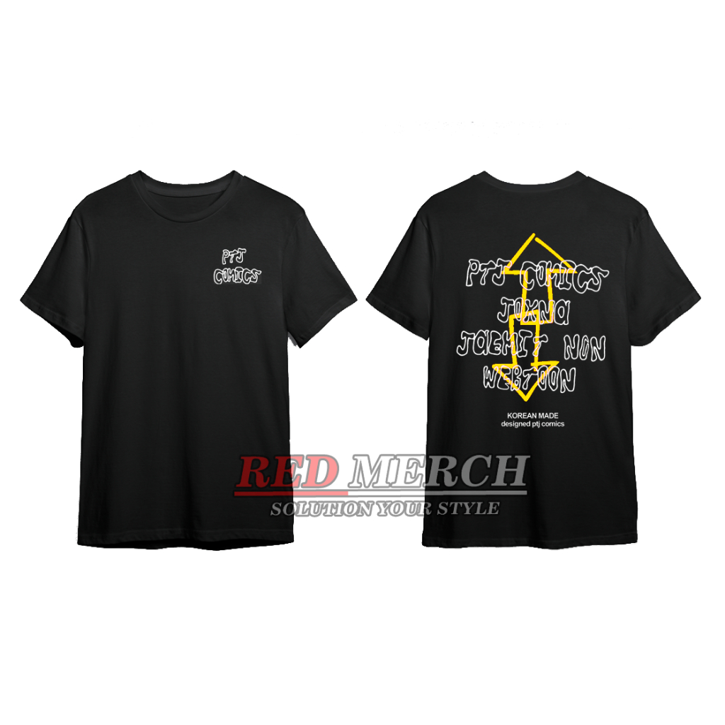 Baju dewasa kaos anime ptj comics webtoon korean made design - Red Merch