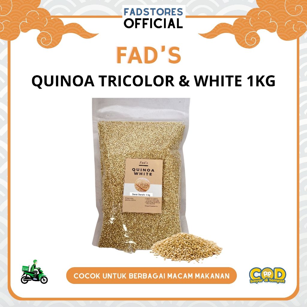 

White Quinoa 1kg - Quinoa White 1kg - Quinoa untuk Diet