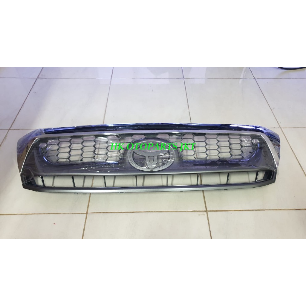 Grill Ram Radiator Depan Hilux Vigo 2009 2010 2011 Lis Chrome Krom NHF