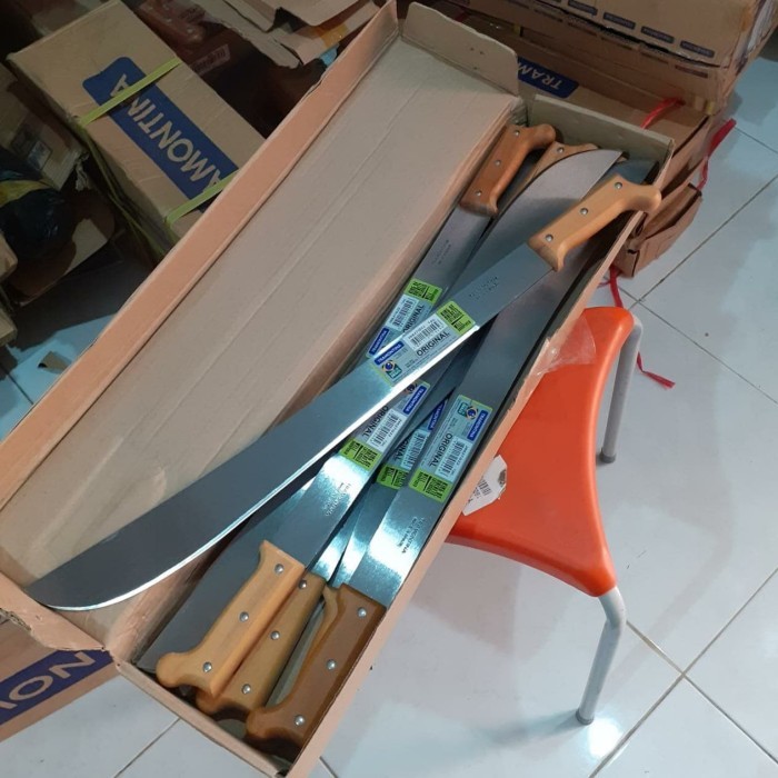 Machete 24 inchi / 60 cm Tramontina Latin Survival 26627/024 Wood Handle Original Brazil