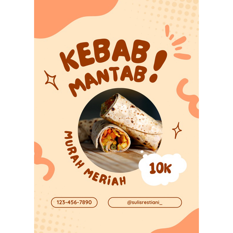 

kebab mantap enak di kunyah