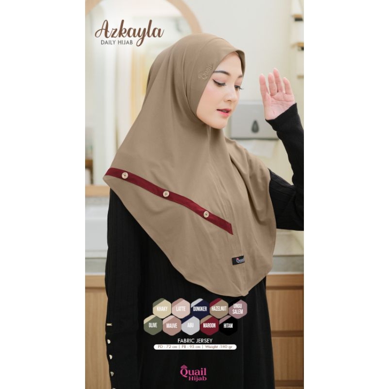 Azkayla Daily Hijab By Quail