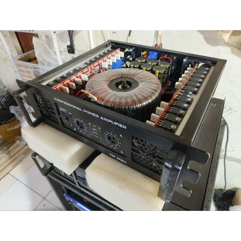POWER RAKITAN 20 AMPER VERSI BUILD UP power amplifier ombro fitur lengkap free peking kayu