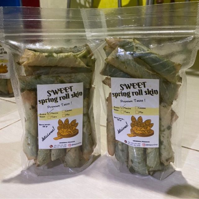 

Kulit Lumpia Manis (Sweet Spring roll skin)