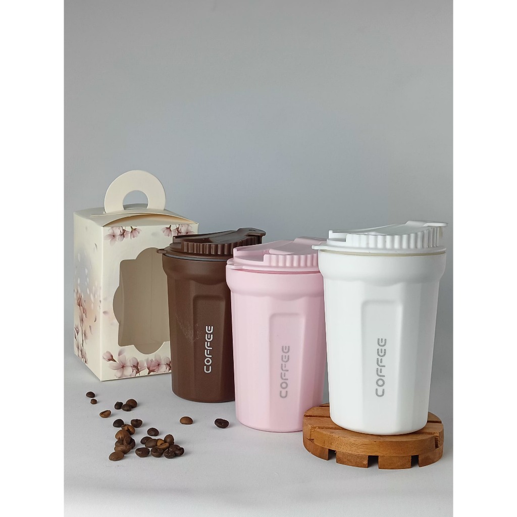 Souvenir pernikahan Anniversary Tumbler kopi coffee air panas