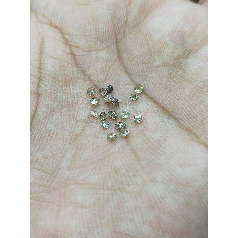 Asli Natural Berlian Banjar 0,08 crt dan 0,010 crt