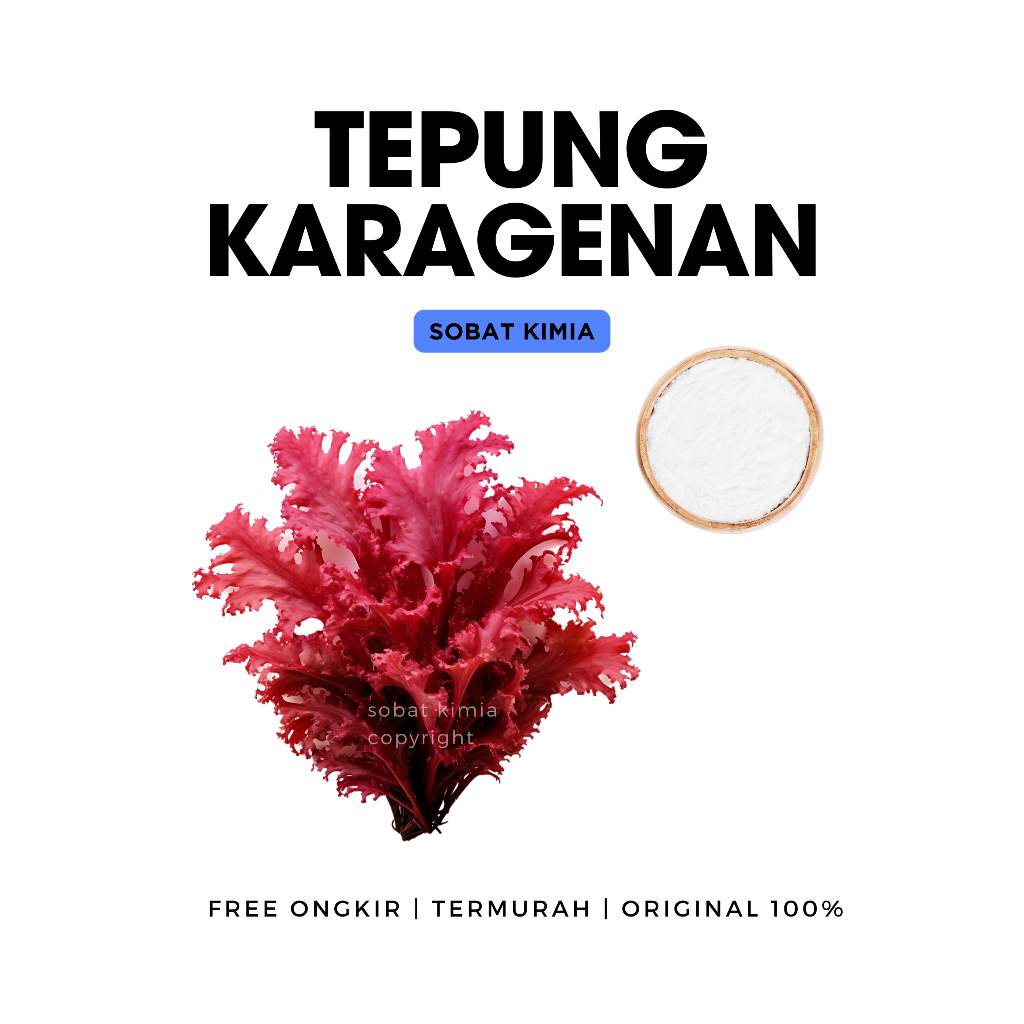 Karagenan Tepung Rumput Laut Carrageenan 100 gr