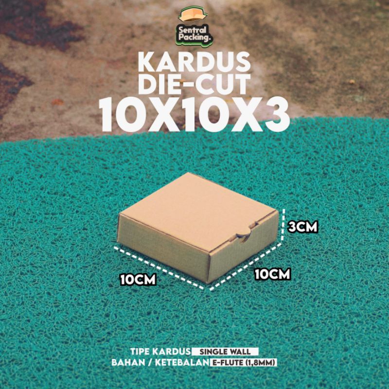 

Kardus Die-Cut Polos / 10x10x3 / Kardus Packaging / Kardus Souvenir / E-Flute (Min 5Pcs)