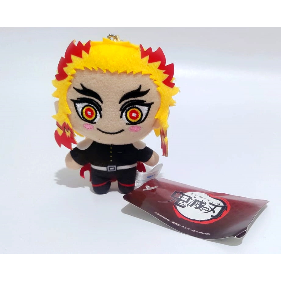 Boneka Kyojuro Rengoku Demon Slayer Original Sega Plush Strap