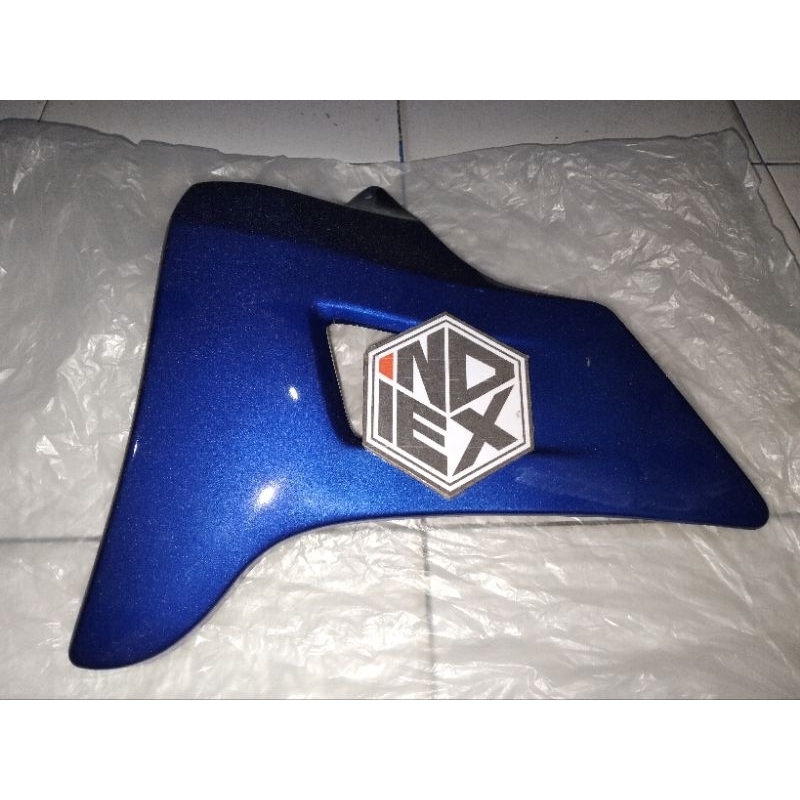 Cover Radiator Ninja Kis Biru 3V Kiri Original Kawasaki 36001-1586 3V