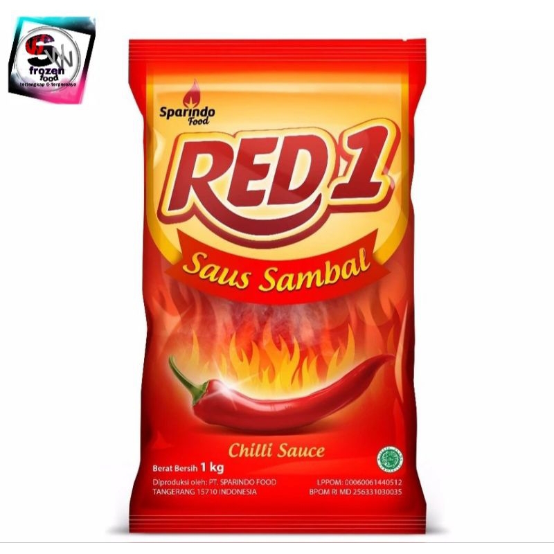 

Red 1 sauce sambal 1 kg