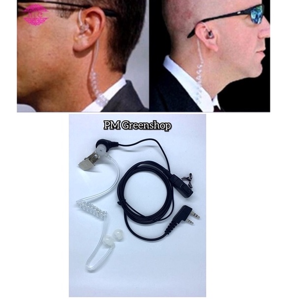 vm Headset HT WLN FBI Tube Spiral paspampres WLAN Earphone