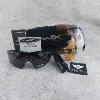 Kacamata Tactical Hitam WX Sabre