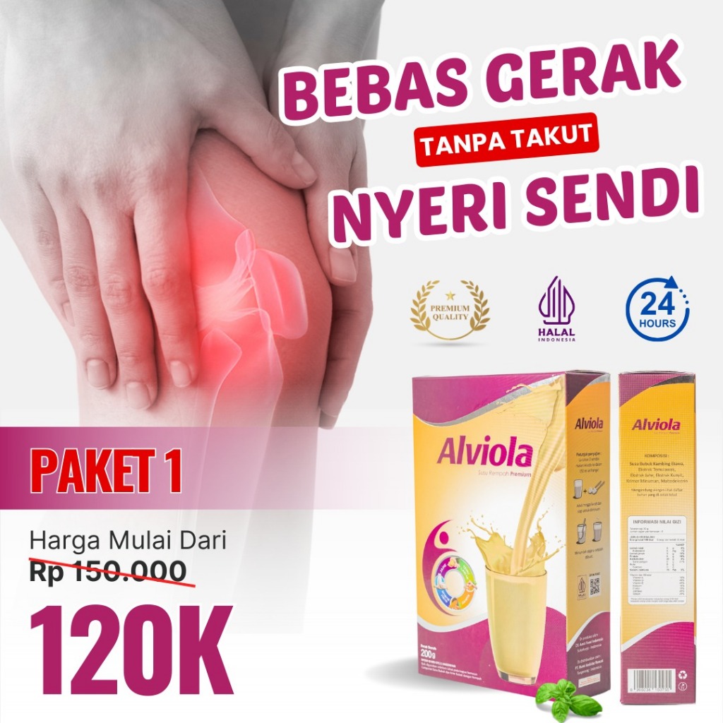 

SUSU REMPAH ALVIOLASUSU KAMBING MEMBANTU ATASI NYERI SENDI DAN KOLESTROL|| ASAM URAT