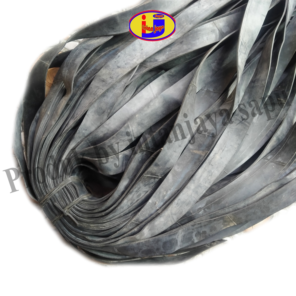Karet Tali Bahan Karet Ban Dalam Lentur dan Kuat Lebar 3-4cm Ketebalan 3mm untuk Sepeda Motor dan Tr