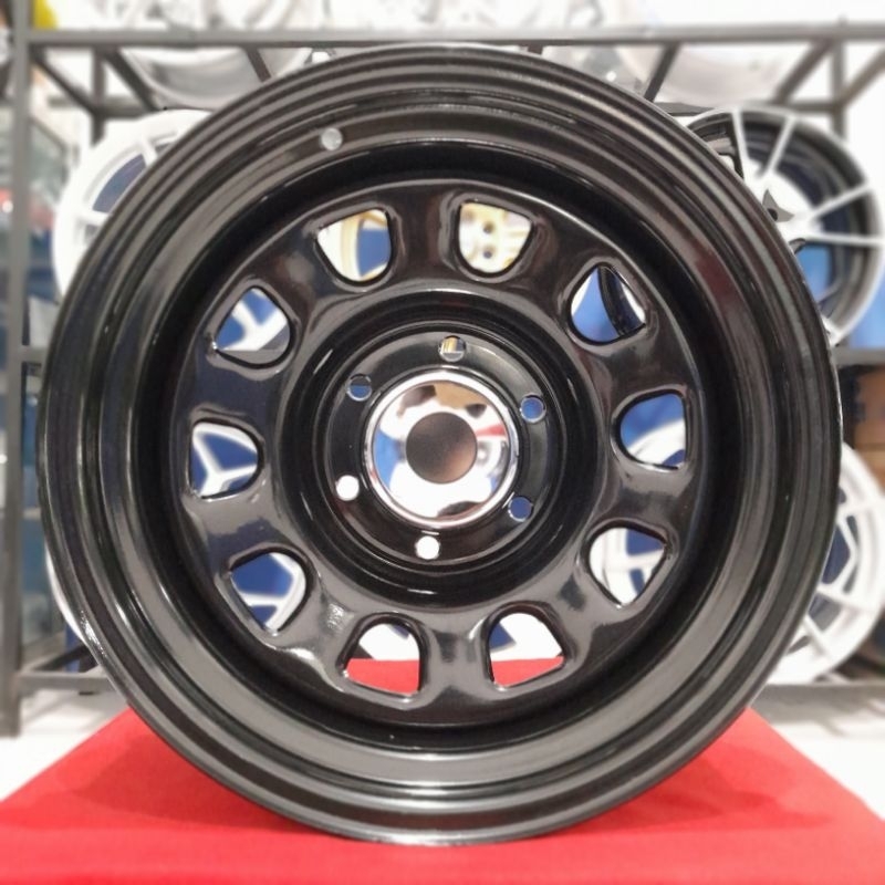 Velg Mobil Kaleng Steel Daytona Ring 16 Lebar 8 Pcd 6x139 Hilux Triton L200 Bt50 Ranger Dll