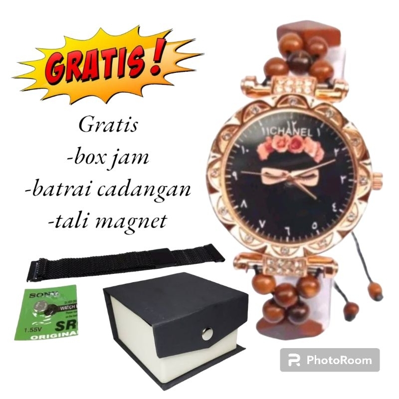 JAM KAYU KAOKAH/KOKKA WANITA  NIKOB ORIGINAL