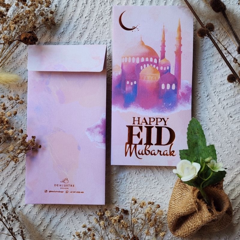 

Amplop Uang Lebaran Print/Angpao Idul Fitri/Angpau Eid Mubarak(1 pack isi 10pcs)