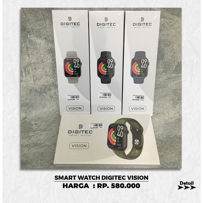 Digitec Smartwatch VISION Tahan Air Original