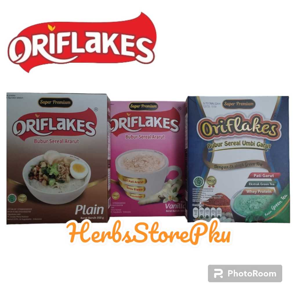 

Oriflakes 350 gram ready Pekanbaru - sereal umbi garut bantu redakan asam lambung dan diet sehat