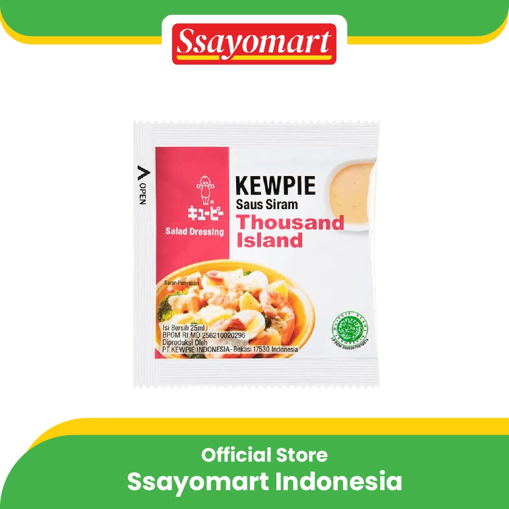 

Kewpie Saus siram 25ml - thousand island