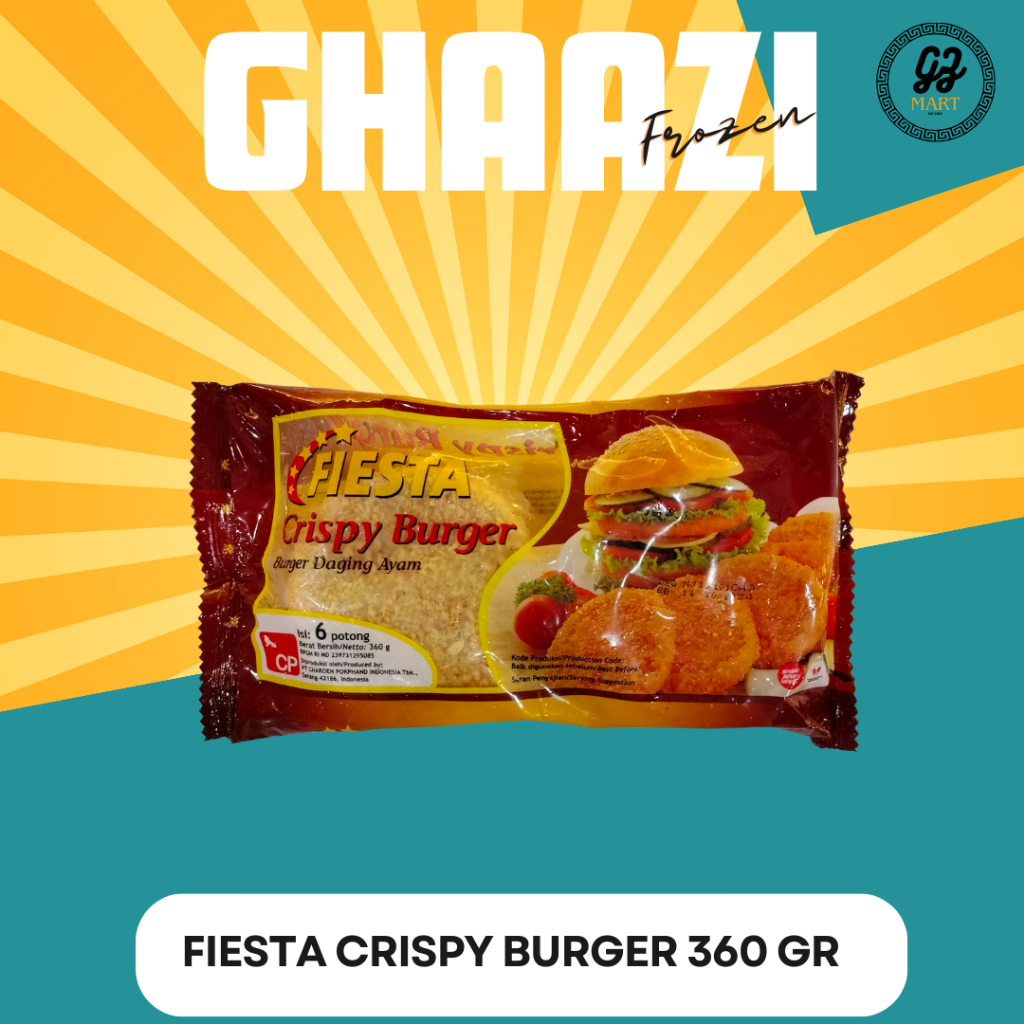 

FIESTA CRISPY BURGER 360 GR