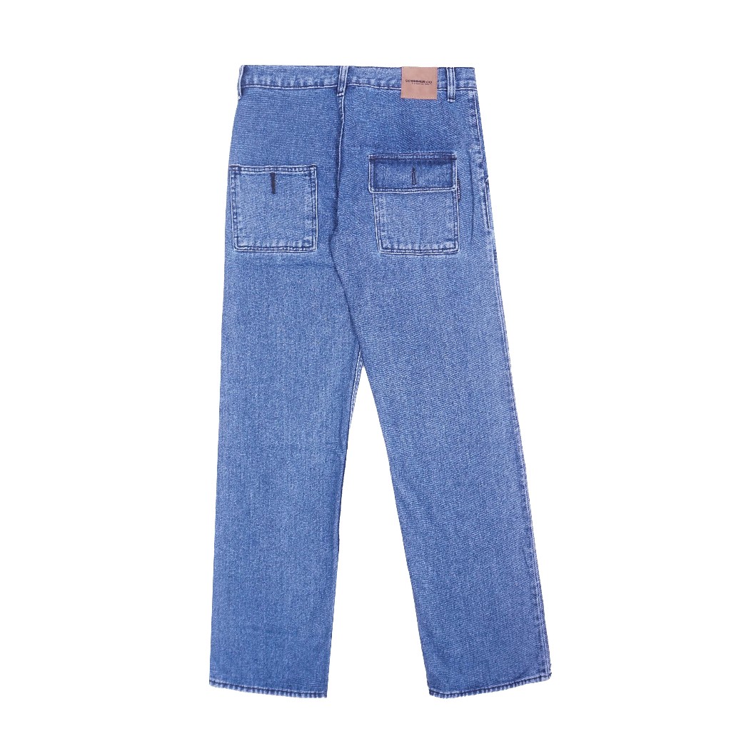 Scommer Long Pants Denim Fatigue Blue