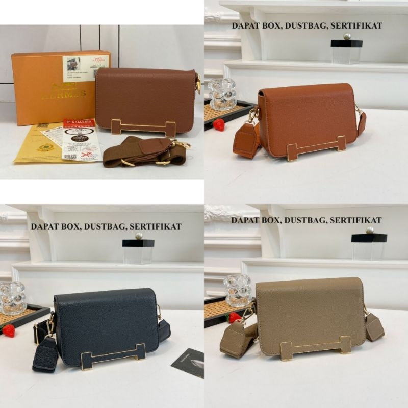 With Box + Invoice Tas Selempang Import New