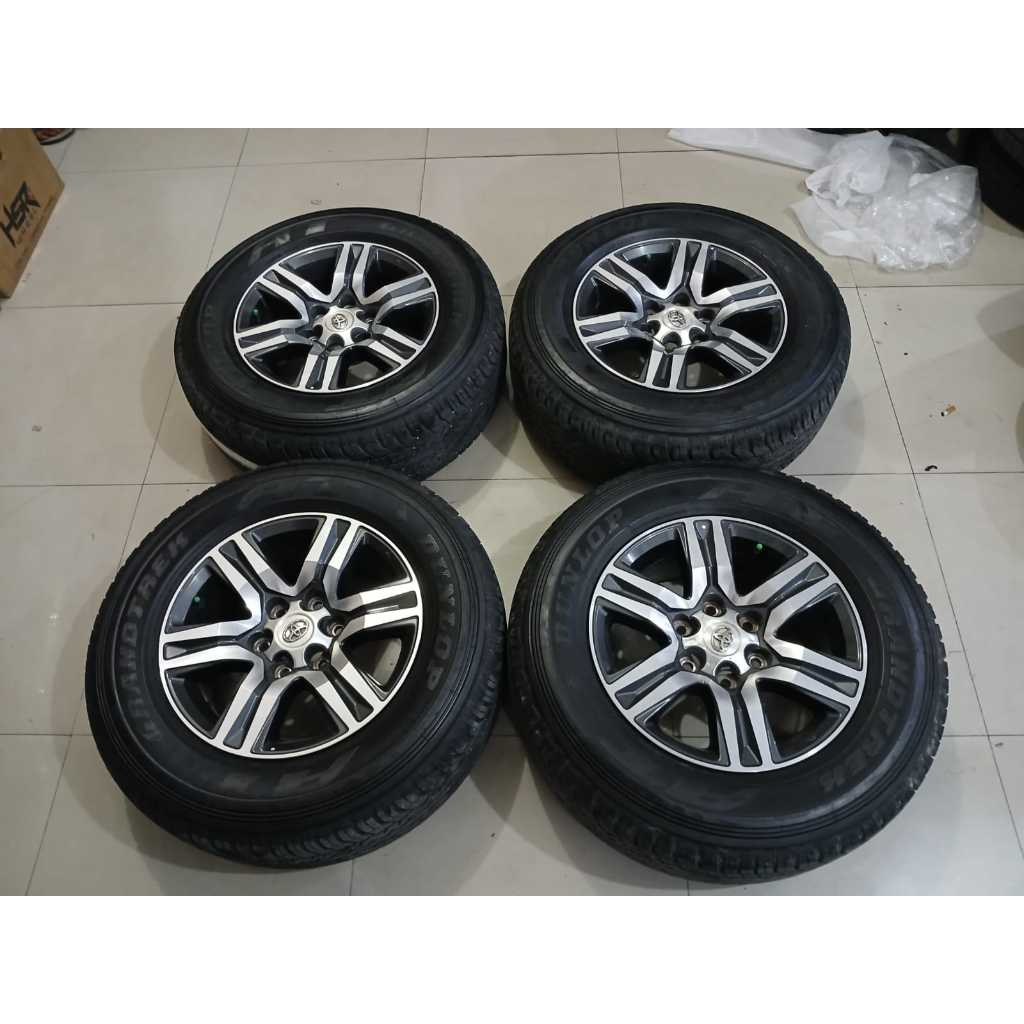 VELG STD OEM COPOTAN FORTUNER VNT RING 17X7,5 PCD 6X139,7 BAN BS 265 65 R17 SEKEN