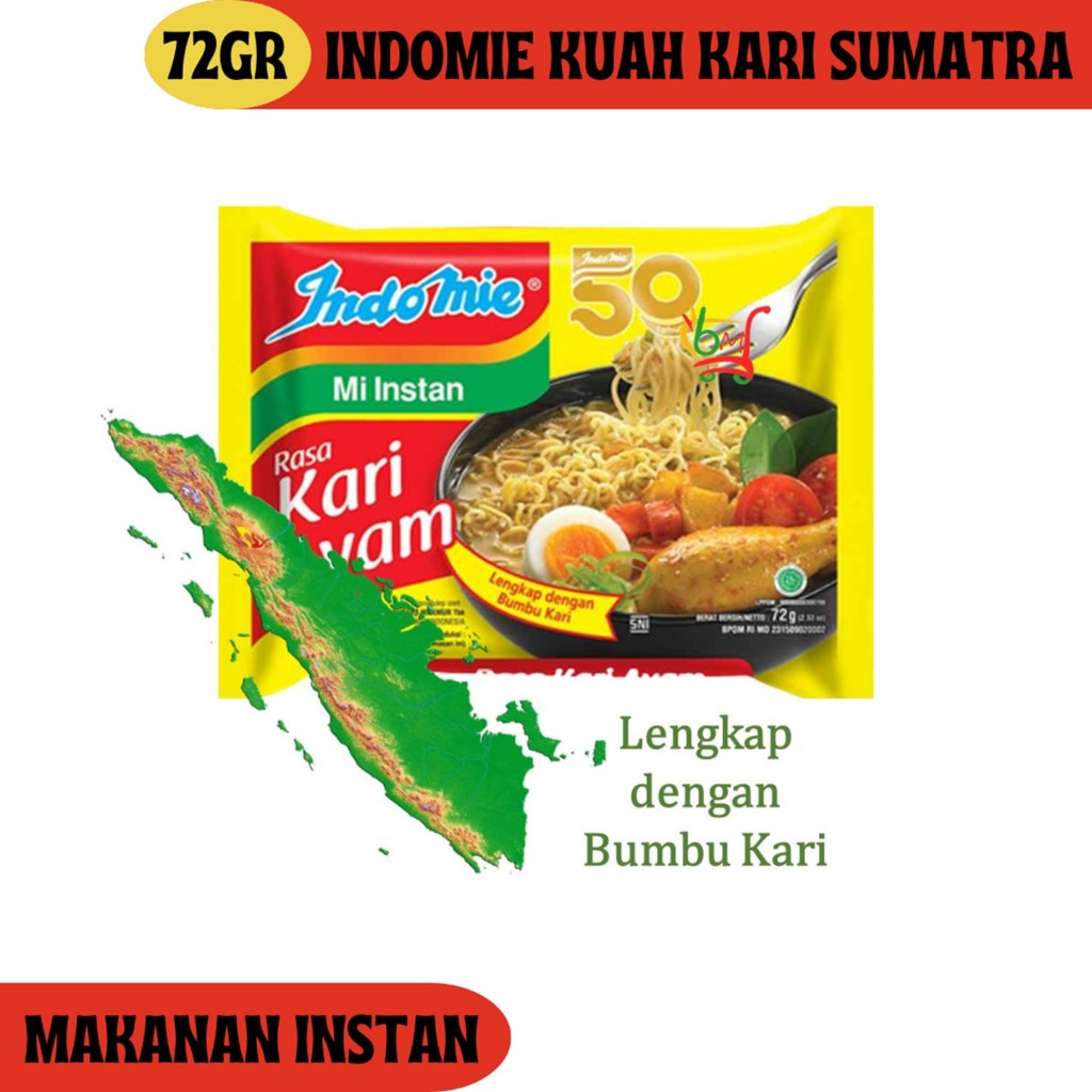 

Indomie Kuah Kari Khas Sumatra Kari Bening